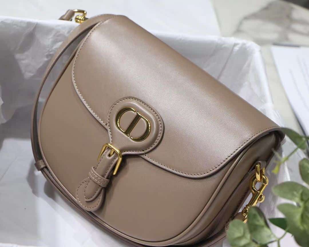 DIOR MEDIUM BOBBY WARM TAUPE BOX CALFSKIN 22CM M9319UMOL M45M - Image 10