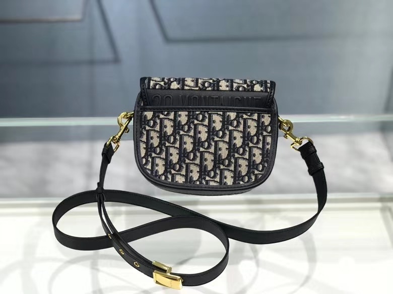 DIOR SMALL BOBBY BLUE DIOR OBLIQUE JACQUARD 18CM M9317UTZQ M928 - Image 5