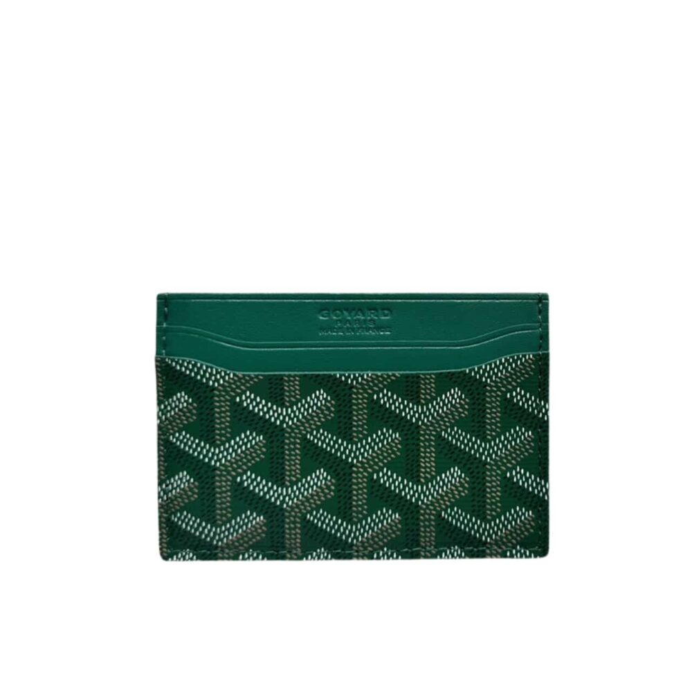 GOYARD SAINT SULPICE CARD WALLET GREEN 11CM STSULPPMLTY09CL09X