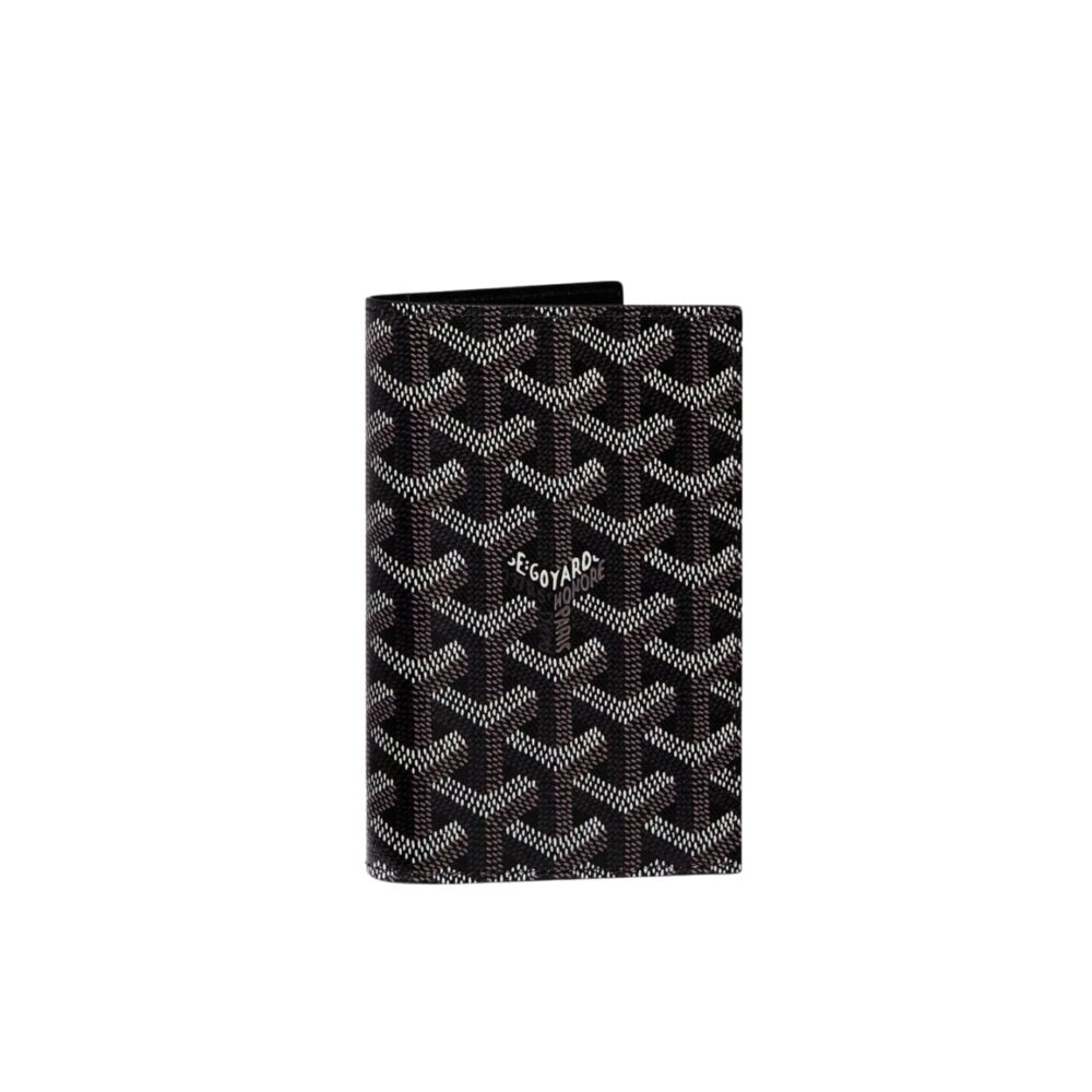 GOYARD GRENELLE PASSPORT COVER BLACK 14CM GRENELPMLTY01CL01X