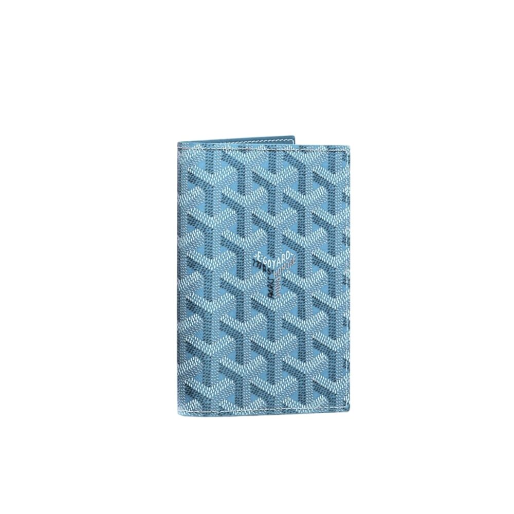 GOYARD GRENELLE PASSPORT COVER BLUE 14CM GRENELPMLTY10CL10X