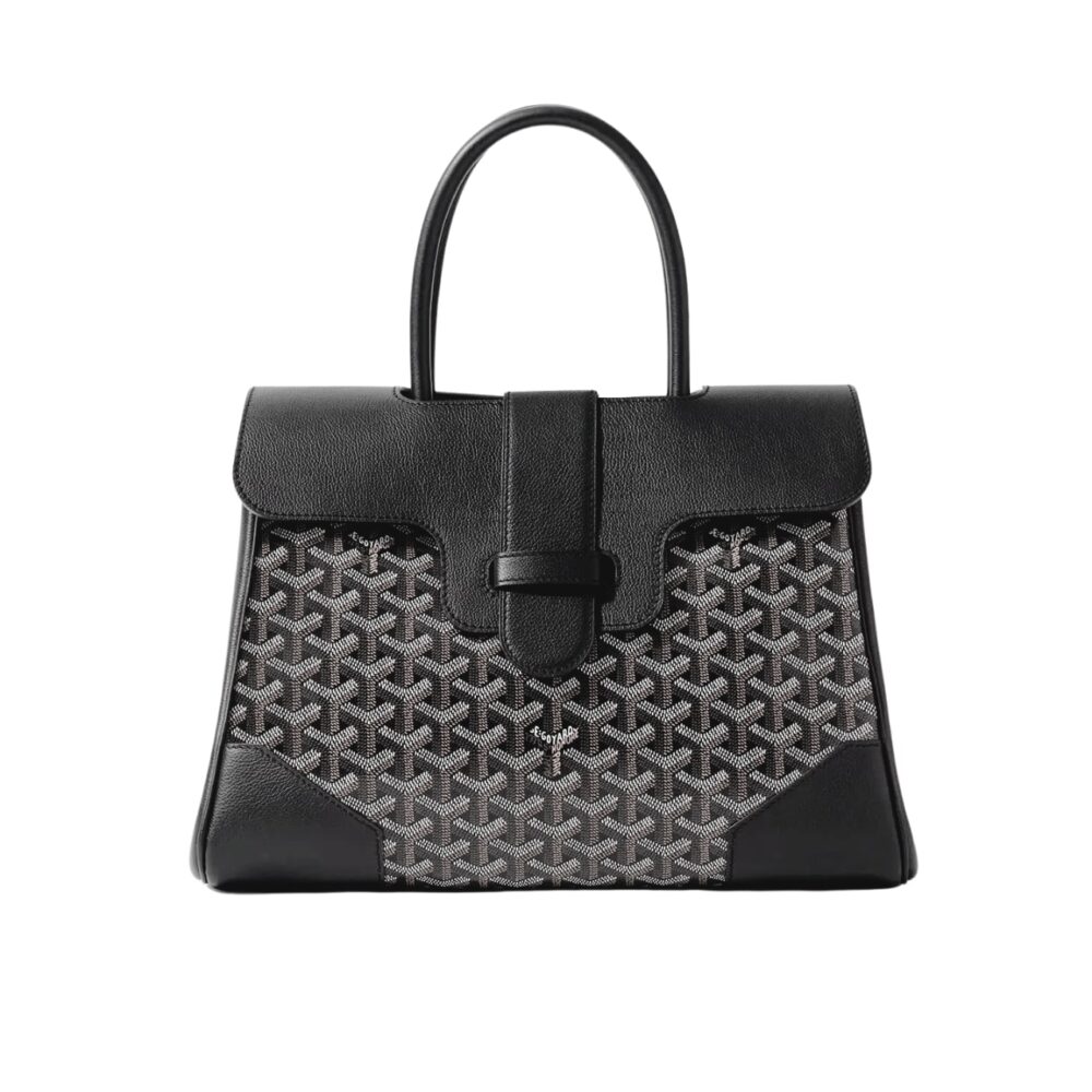 GOYARD SAÏGON TOTE BAG BLACK 34CM SAIGOCMMLTY01CL01P