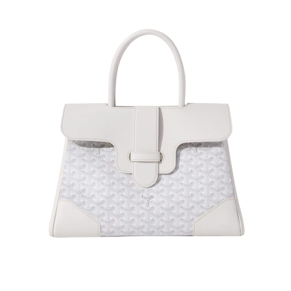 GOYARD SAÏGON TOTE BAG WHITE 34CM SAIGOCMMLTY50CL50P
