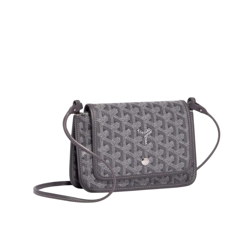 GOYARD PLUMET POCKET WALLET GREY 21CM PLUMETPMLTY51CL51P