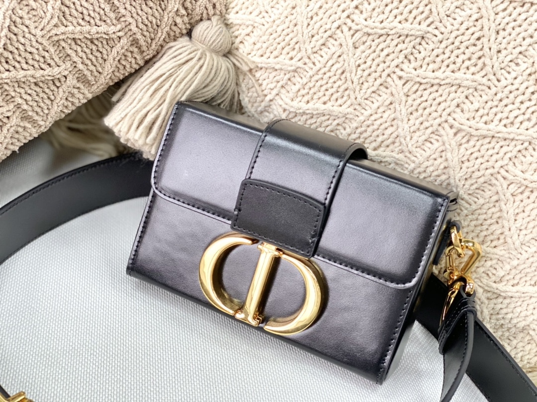 DIOR 30 MONTAIGNE MINI BLACK 19CM - Image 3