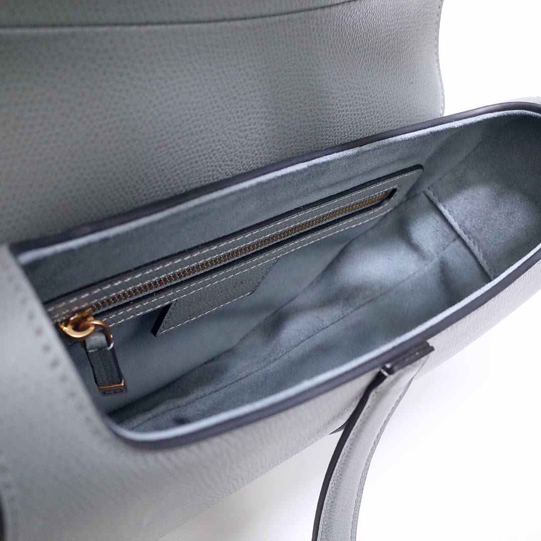 DIOR MICRO SADDLE GOATSKIN CLOUD BLUE S5685CCEHM81B - Image 6