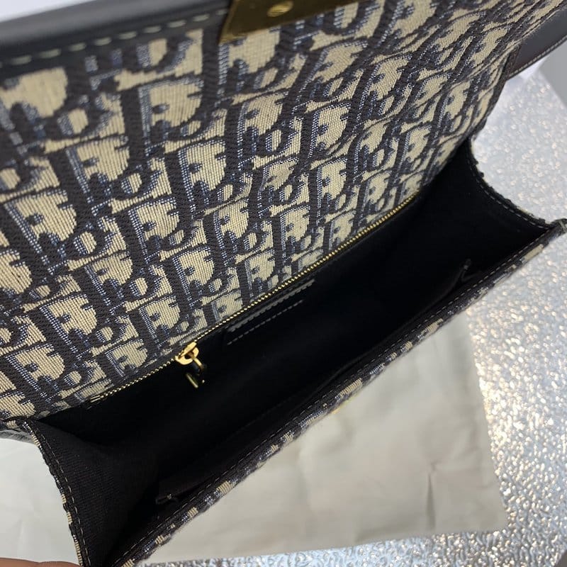 DIOR 30 MONTAIGNE BLUE DIOR OBLIQUE JACQUARD 24CM M9203UTZQ M928 - Image 6
