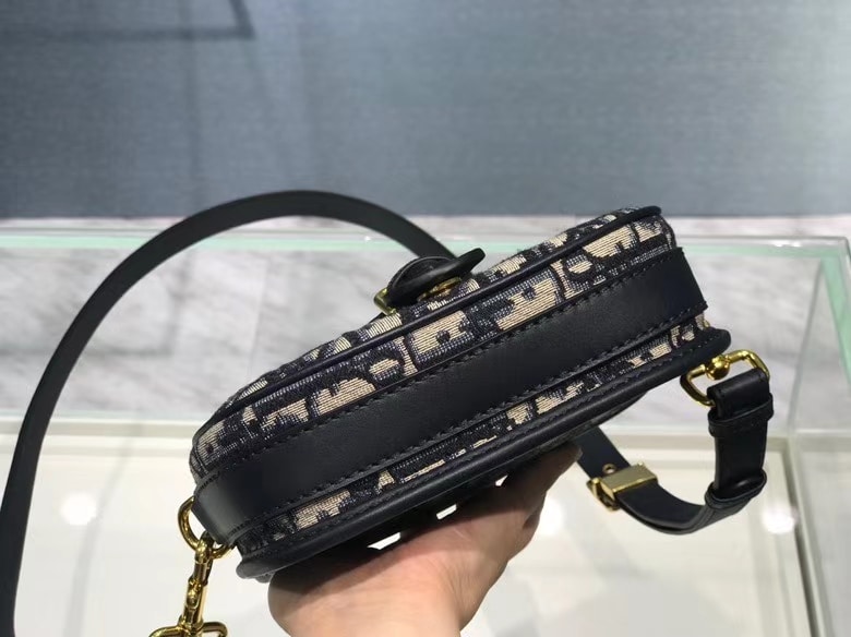 DIOR SMALL BOBBY BLUE DIOR OBLIQUE JACQUARD 18CM M9317UTZQ M928 - Image 3