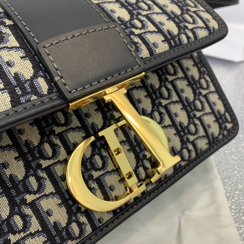 DIOR 30 MONTAIGNE BLUE DIOR OBLIQUE JACQUARD 24CM M9203UTZQ M928 - Image 3