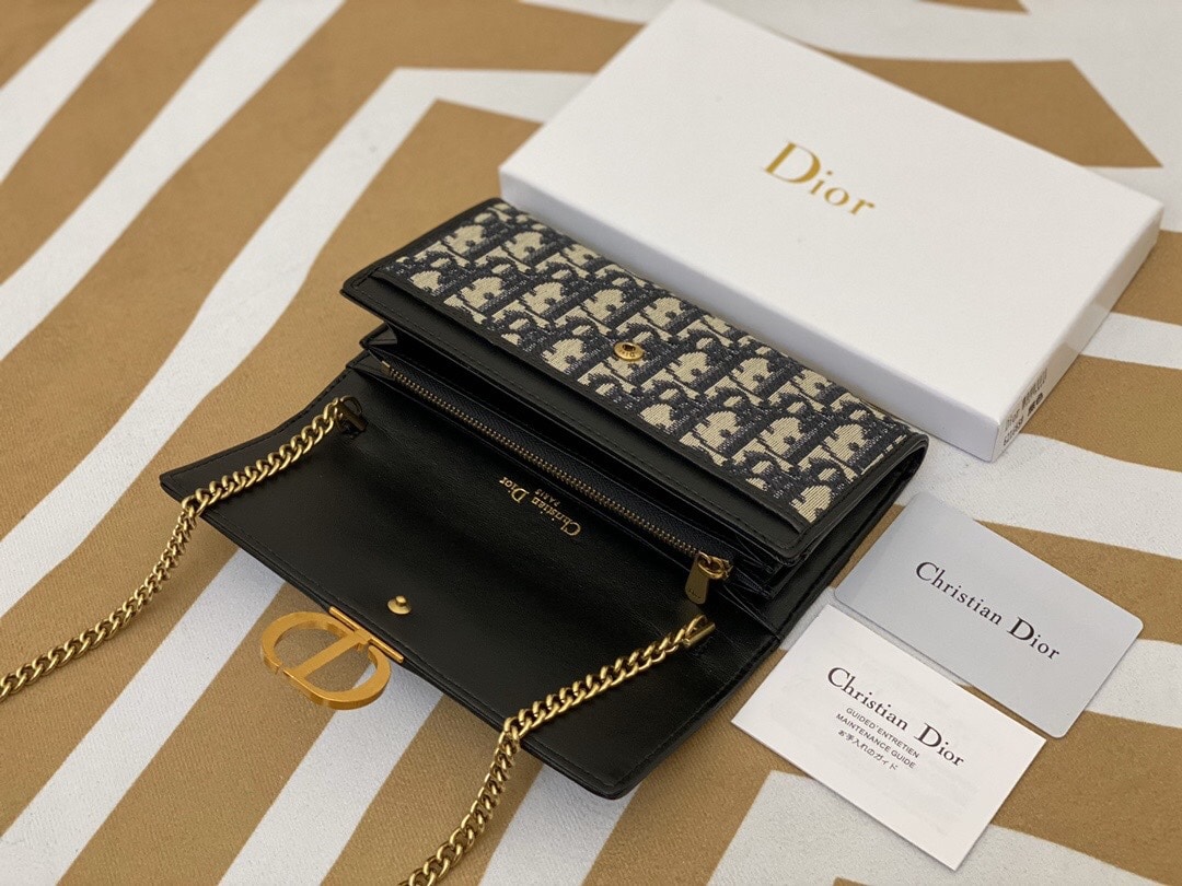 DIOR 30 MONTAIGNE POUCH OBLIQUE JACQUARD 19CM M9206UTZQ - Image 5