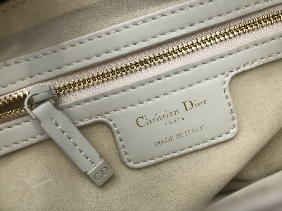 DIOR SADDLE SMOOTH LEATHER WHITE - Image 8