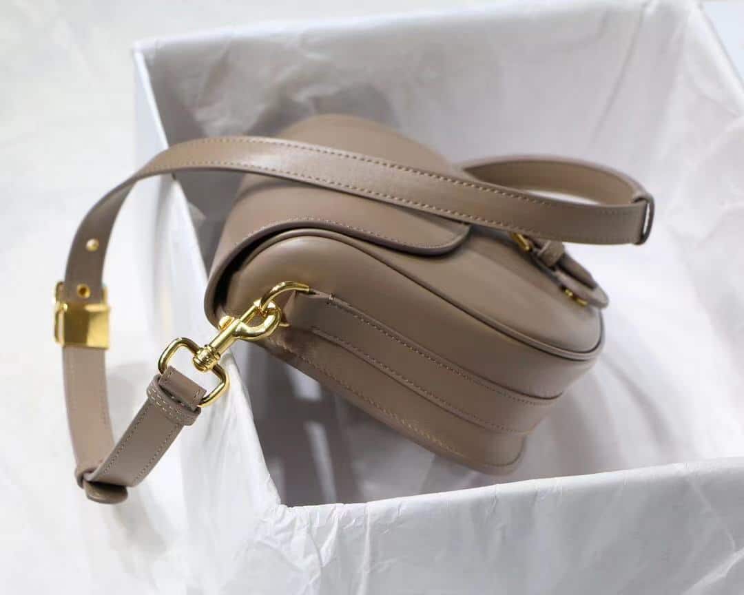 DIOR MEDIUM BOBBY WARM TAUPE BOX CALFSKIN 22CM M9319UMOL M45M - Image 6