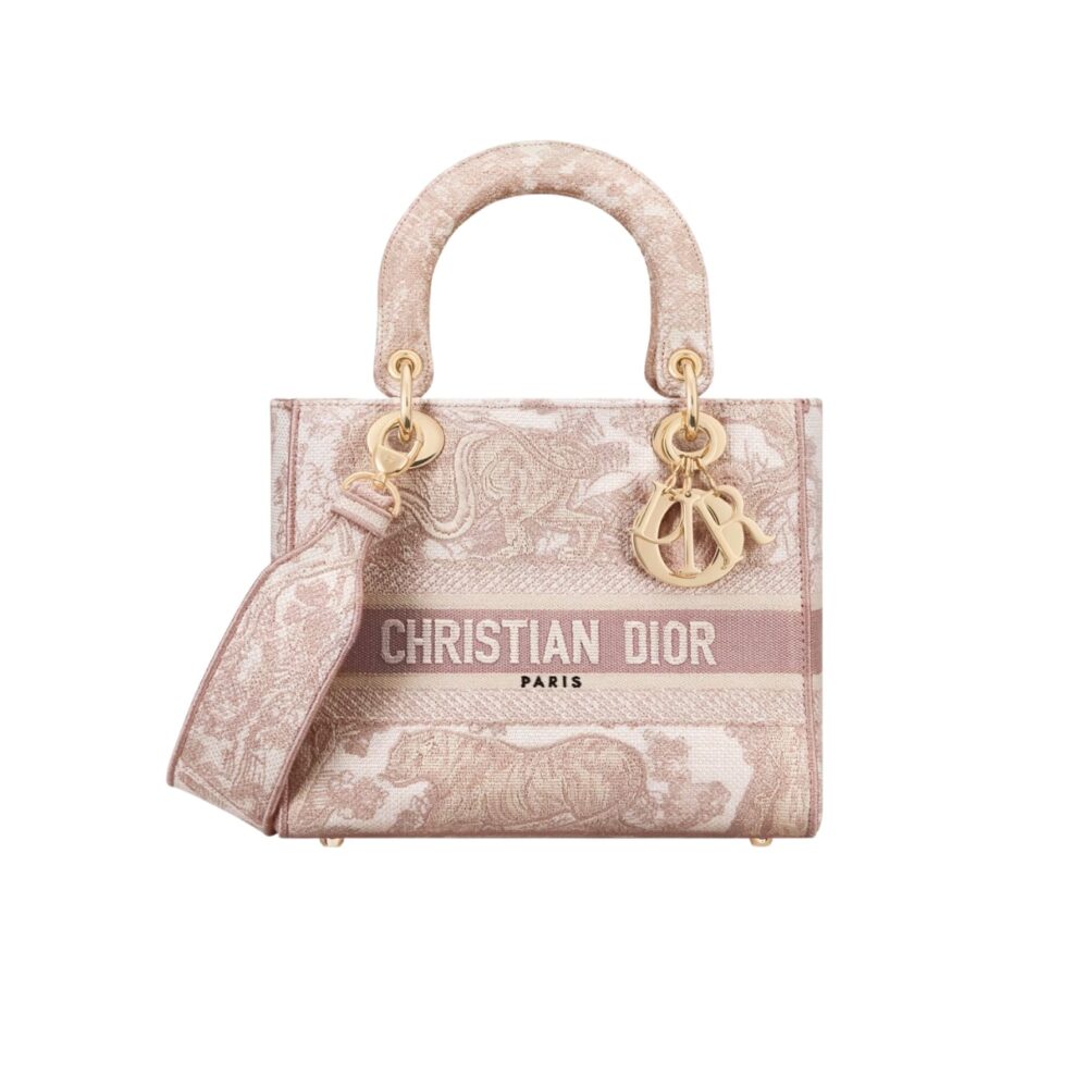 DIOR MINI LADY D-LITE BAG PINK 17CM M0565OTDT