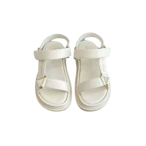 DIOR D-WAVE SANDAL WHITE