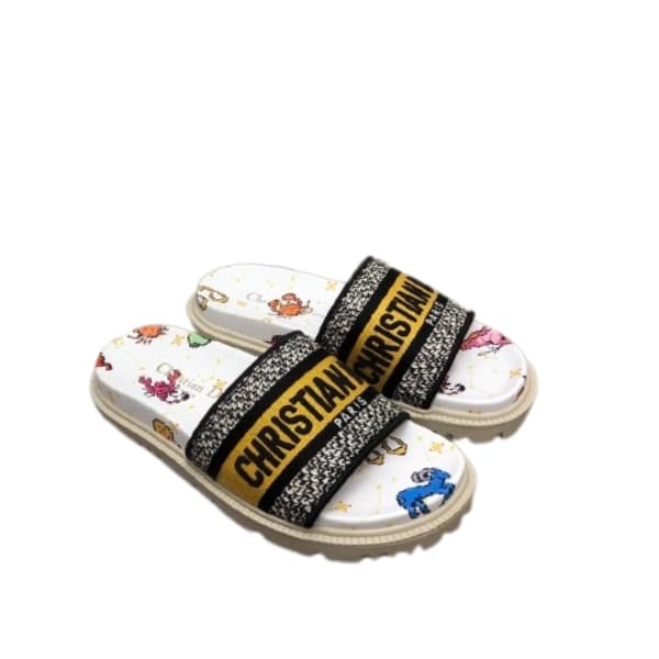 DIOR DWAY SLIDE WHITE MULTICOLOR