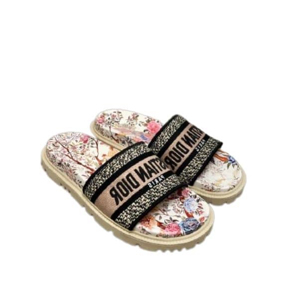 DIOR DWAY D'JARDIN D'HIVER MOTIF SLIPPER