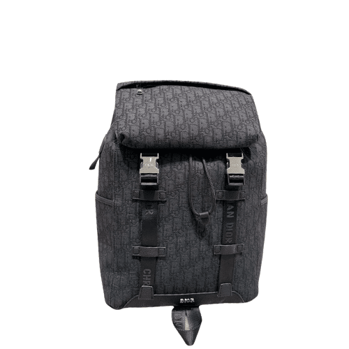 DIOR EXPLORER BACKPACK BLACK DIOR OBLIQUE JACQUARD 42CM 1ESBA152YKY H27E