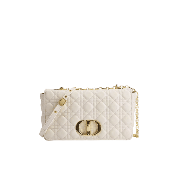 DIOR LARGE CARO IN CREAM COLOR BAG 28CM M9243UWHC