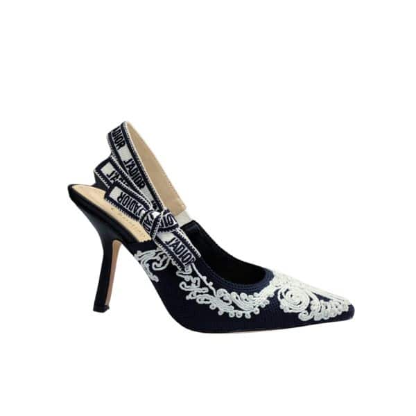 DIOR J'ADIOR SLINGBACK PUMP EMBROIDERED