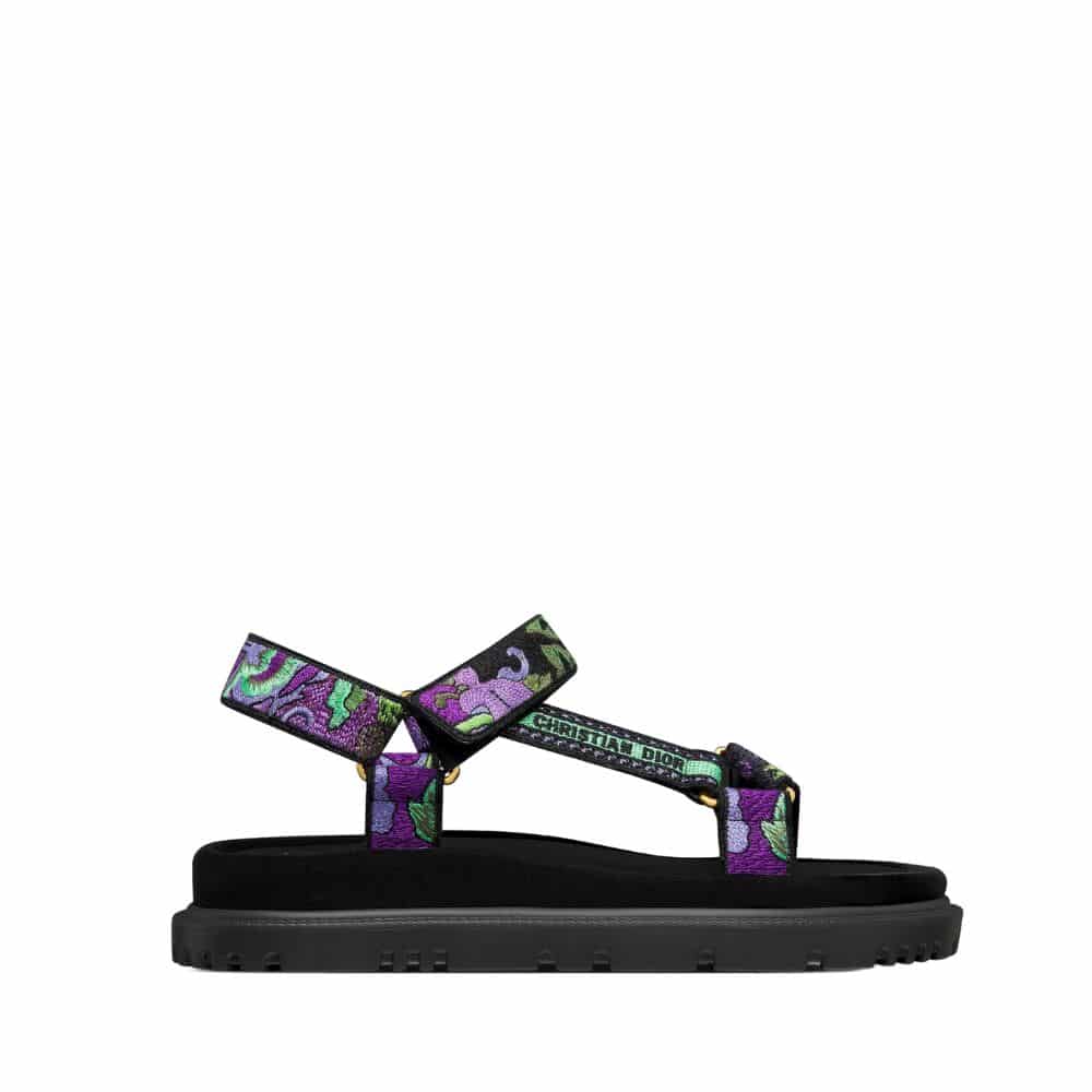 DIOR D WAVE SANDAL PURPLE KCQ903CRA S89Z