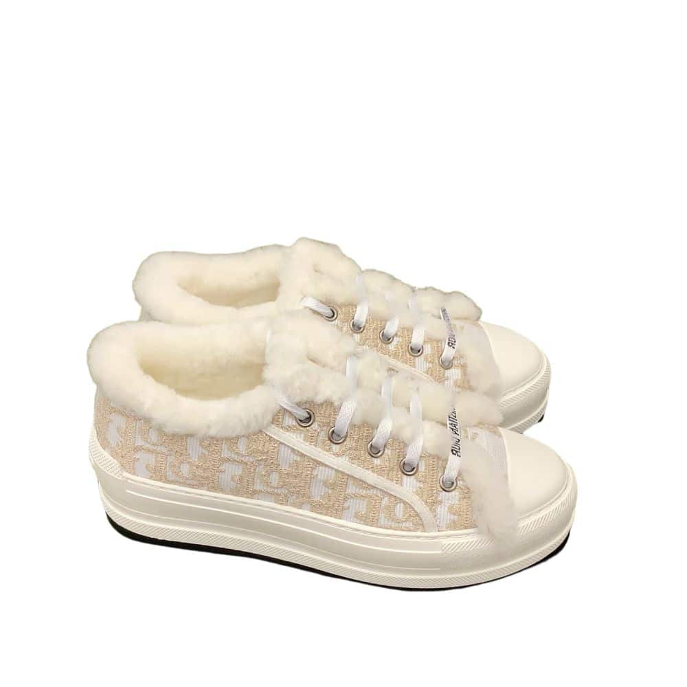DIOR WALK'N'DIOR PLATFORM SNEAKER BEIGE