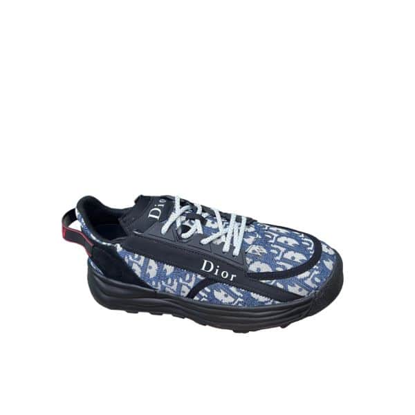 DIOR LOW TOP OBLIQUE SNEAKERS BLACK