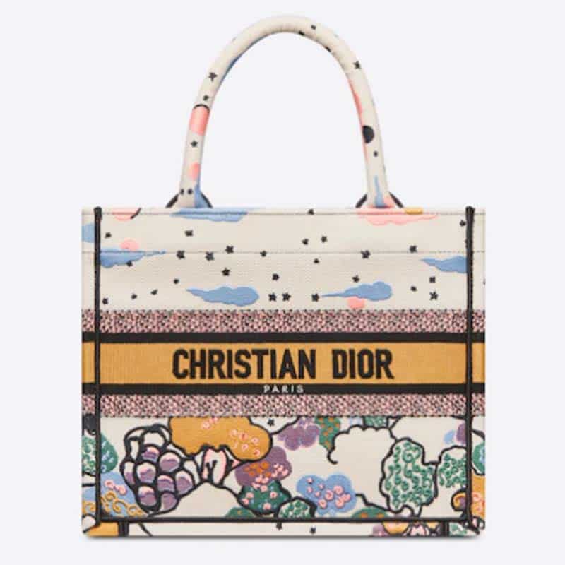 DIOR SMALL BOOK TOTE LATTE UNISEX CD M1265ZRVO_M941