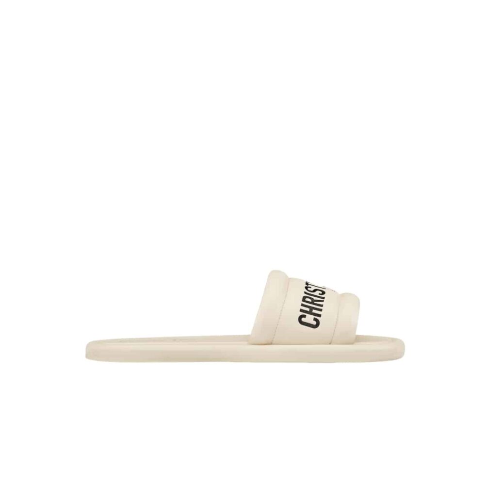 DIOR EVERY D SLIDE EMBOSSED WHITE KCQ861LBO S03W