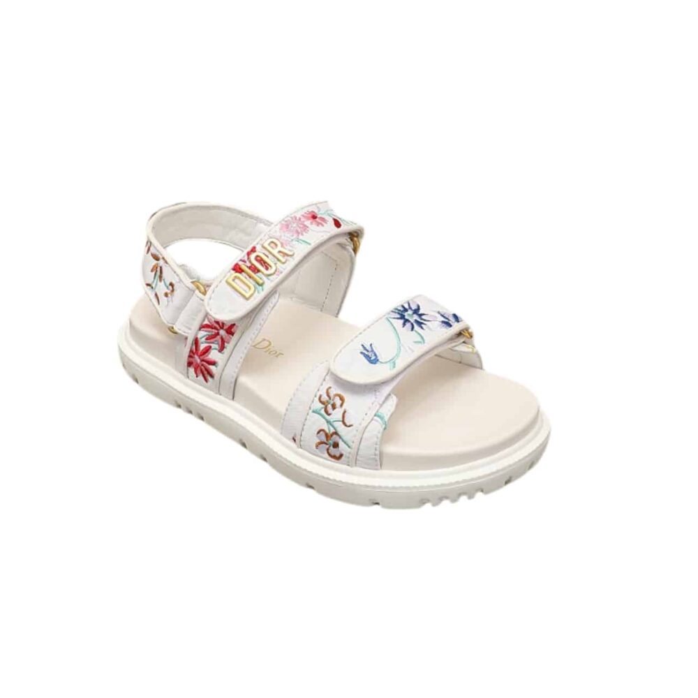 DIOR DIORACT SANDAL WHITE MULTICOLOR