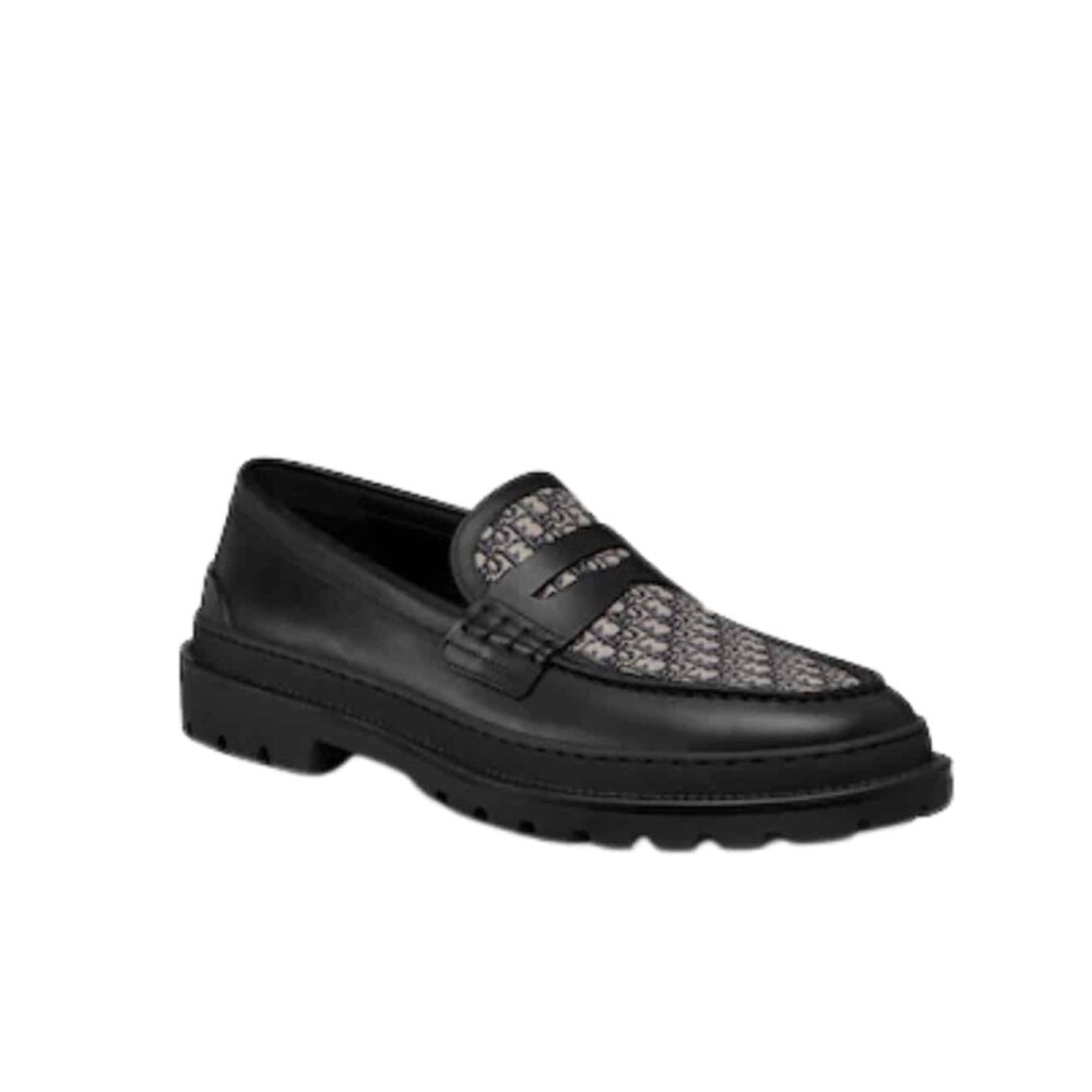 DIOR EXPLORER LOAFER BEIGE BLACK 3LO103ZCD H961