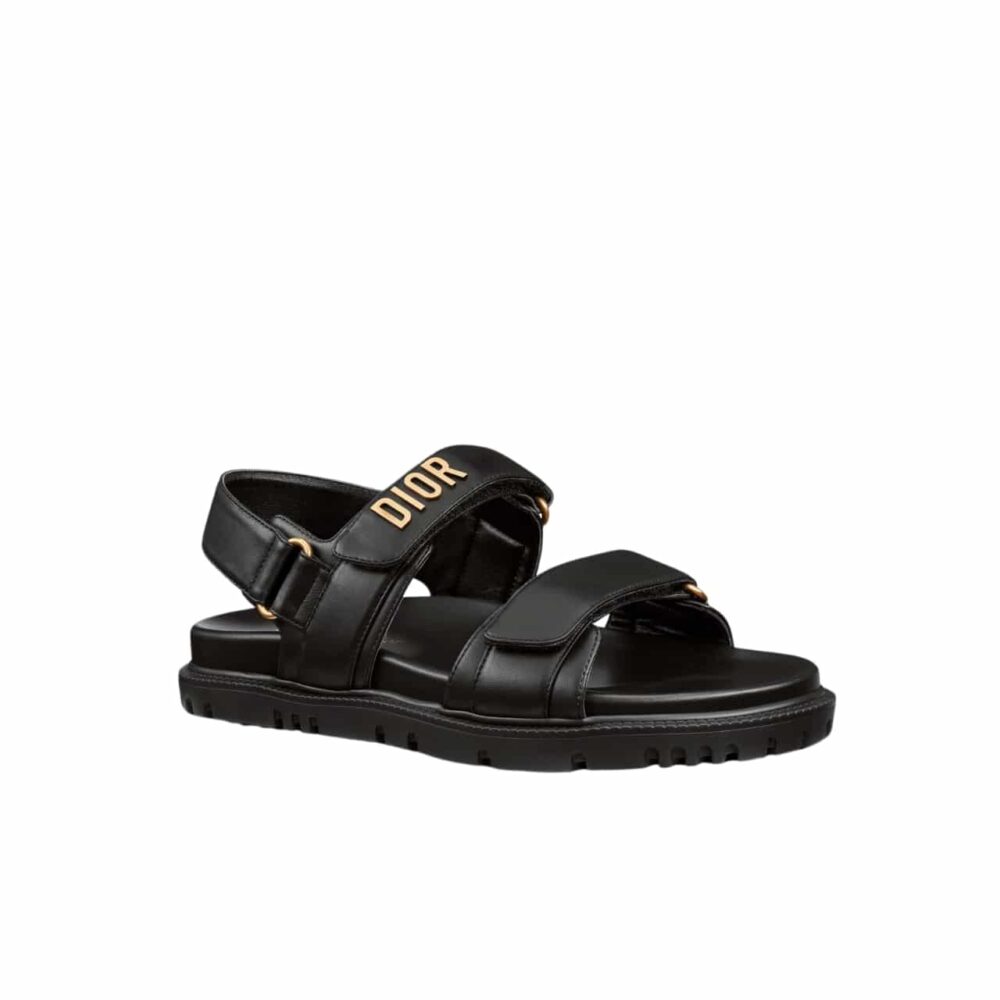 DIOR DIORACT SANDAL BLACK KCQ547LAB S900