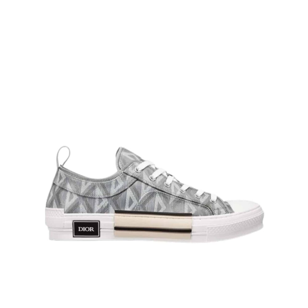 DIOR B32 LOW TOP SNEAKER GRAY CD DIAMOND CANVAS