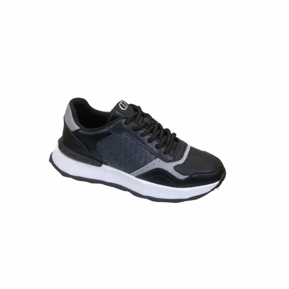 DIOR RUNNER SNEAKER SMOOTH CALFSKIN CD PATTERN BLACK