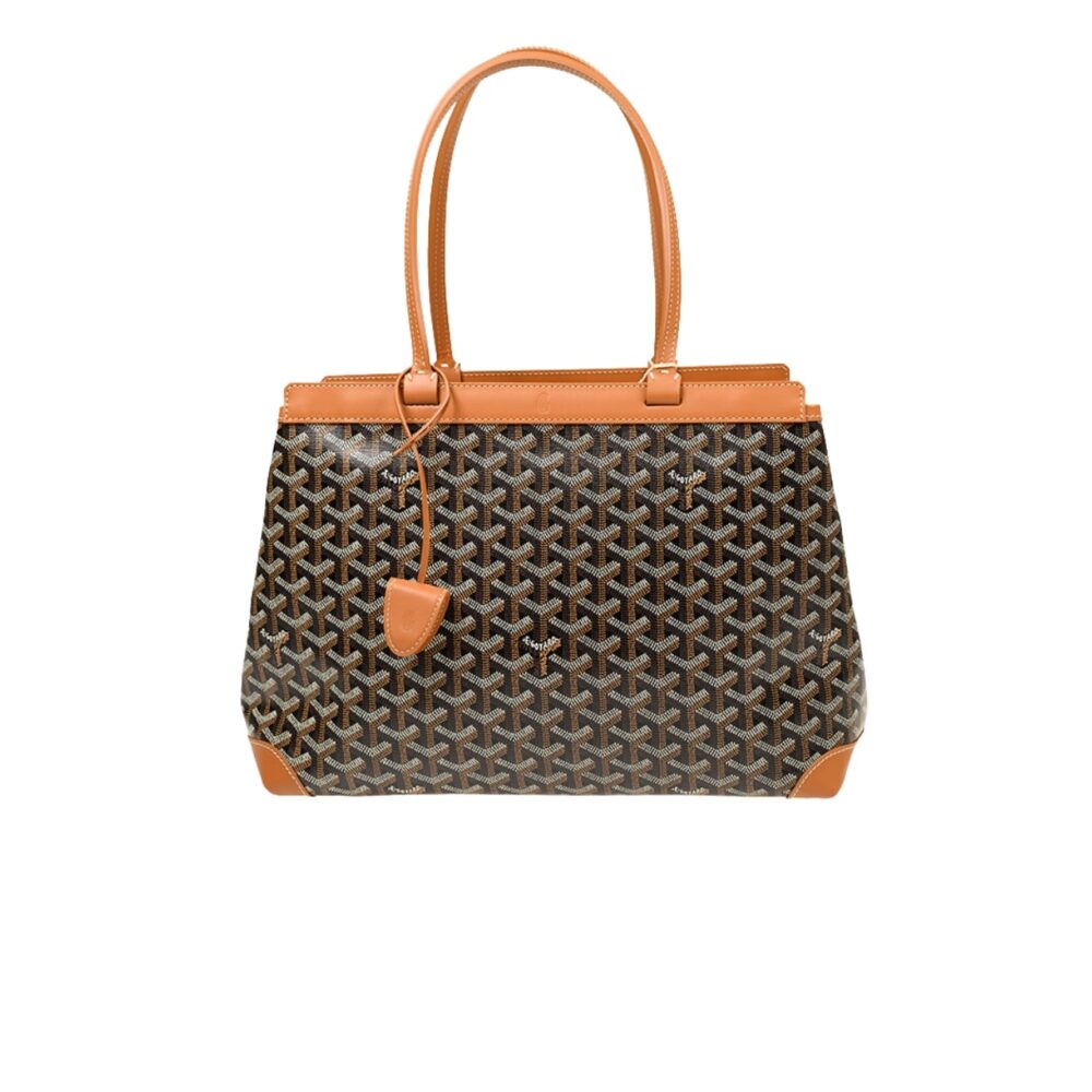 GOYARD BAGS BELLECHASSE BIAUDE BLACK TAN