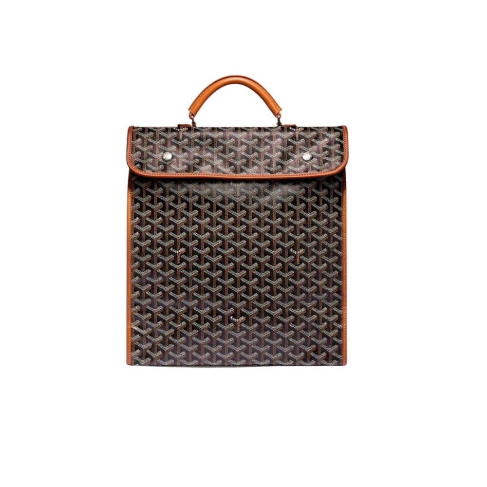 GOYARD SAINT LÉGER BACKPACK BLACK TAN 36CM STLEGEMMLTY01CG03P