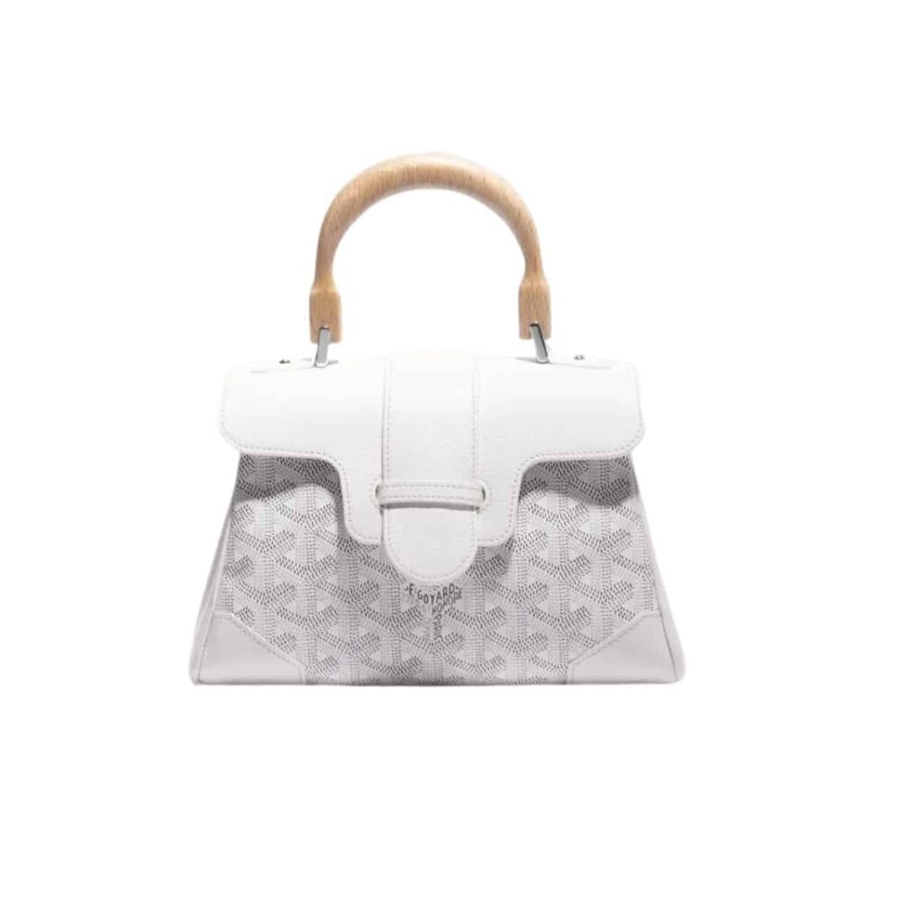 GOYARD SAÏGON SOUPLE MINI BAG WHITE 20CM SAIGONMINTY50CL50P