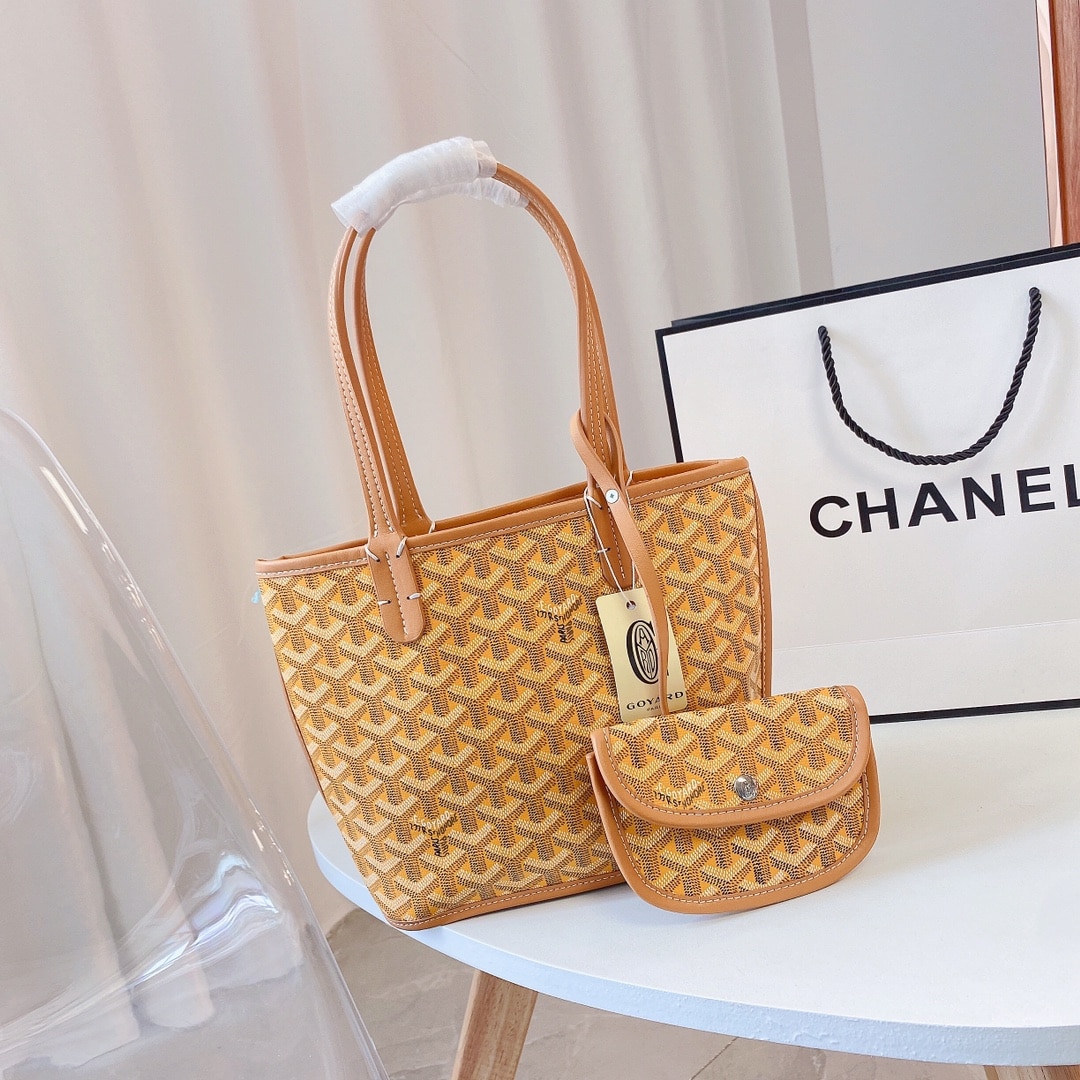 GOYARD ANJOU MINI BAG YELLOW 21CM ANJOUSMINCG08TY08P - Image 2