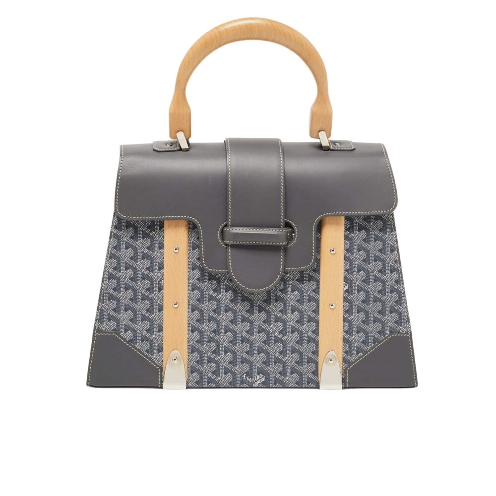 GOYARD SAÏGON STRUCTURÉ BAG GREY 28CM SAIGR2PMLTY51CL51P
