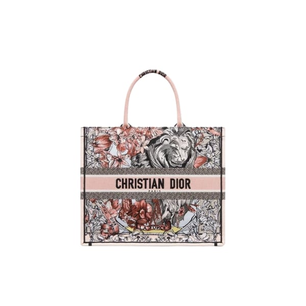DIOR LARGE BOOK TOTE MULTICOLOR LA FORCE EMBROIDERY 42CM M1286ZFOR M884