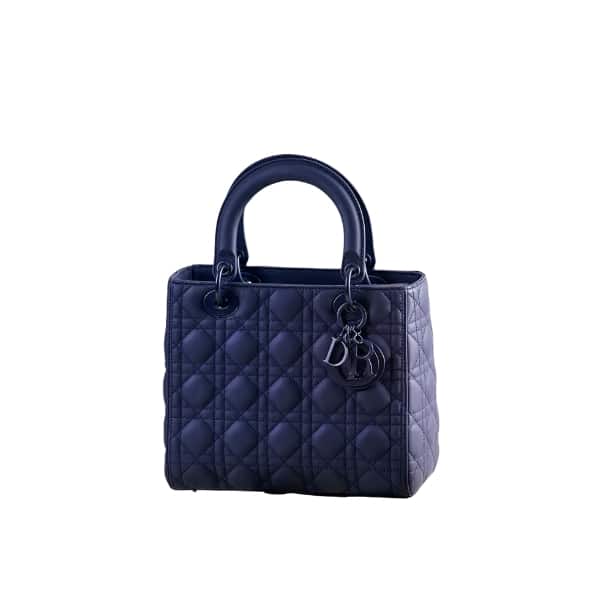 DIOR LADY MY ABCDIOR BLUSH BAG DARK DENIM BLUE 20CM M0565ILOI_M85B