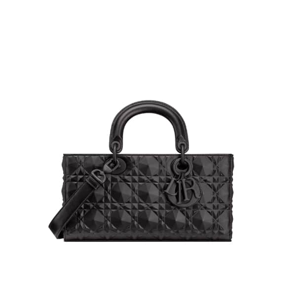 DIOR LADY D-JOY BAG BLACK 26CM M0540SNEA_M900