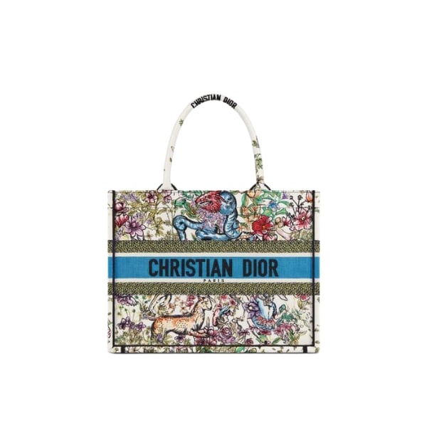 DIOR LARGE BOOK LATTE D-CONSTELLATION EMBROIDERY 42CM M1296ZRUV M941