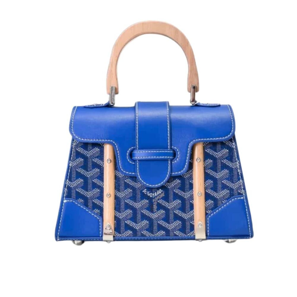 GOYARD SAÏGON SOUPLE MINI BAG LIGHT BLUE 21CM