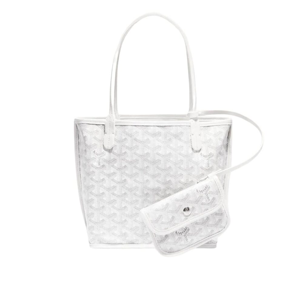 GOYARD ANJOU MINI BAG WHITE 21CM ANJOUSMINCG50TY50P