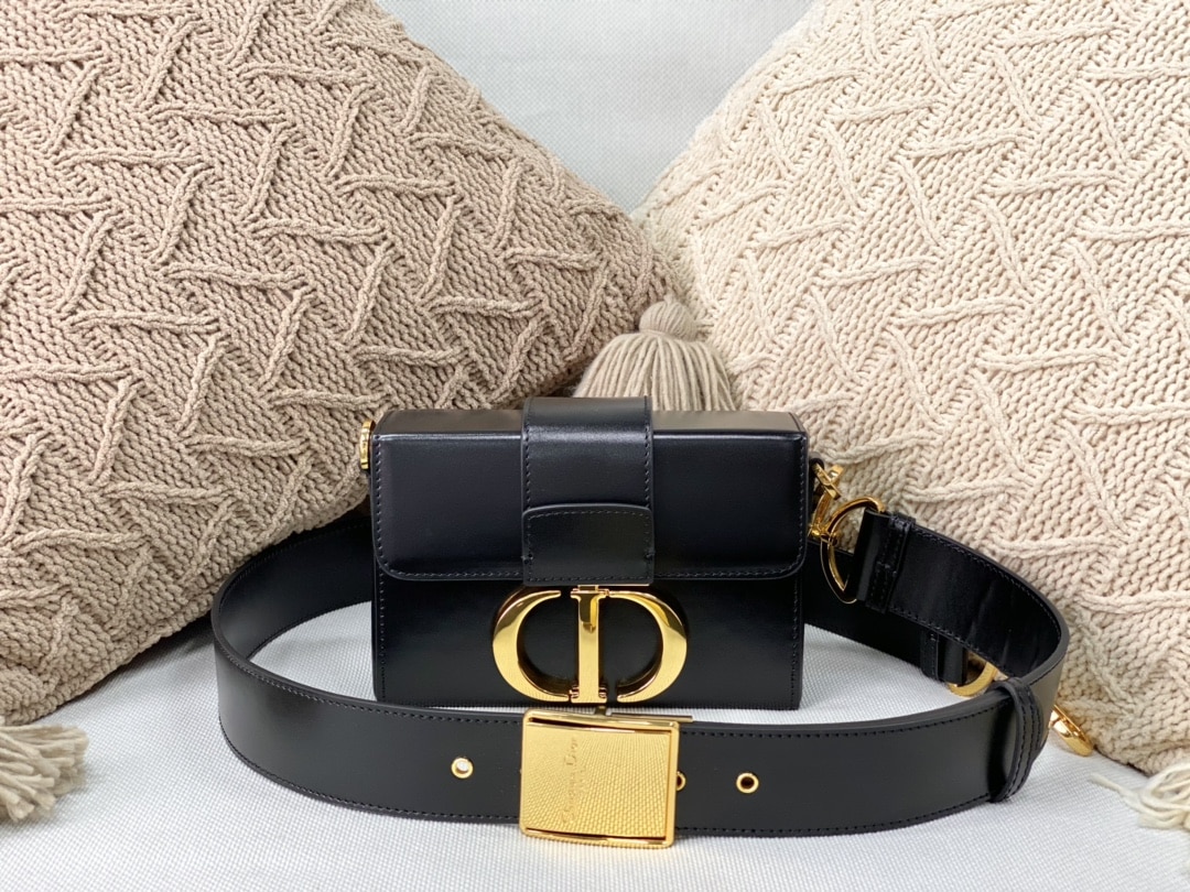 DIOR 30 MONTAIGNE MINI BLACK 19CM - Image 2