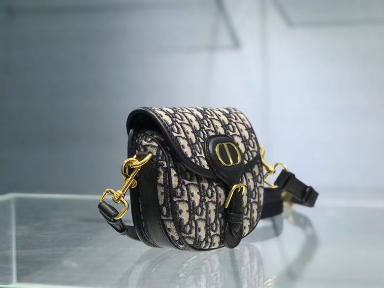 DIOR SMALL BOBBY BLUE DIOR OBLIQUE JACQUARD 18CM M9317UTZQ M928 - Image 8