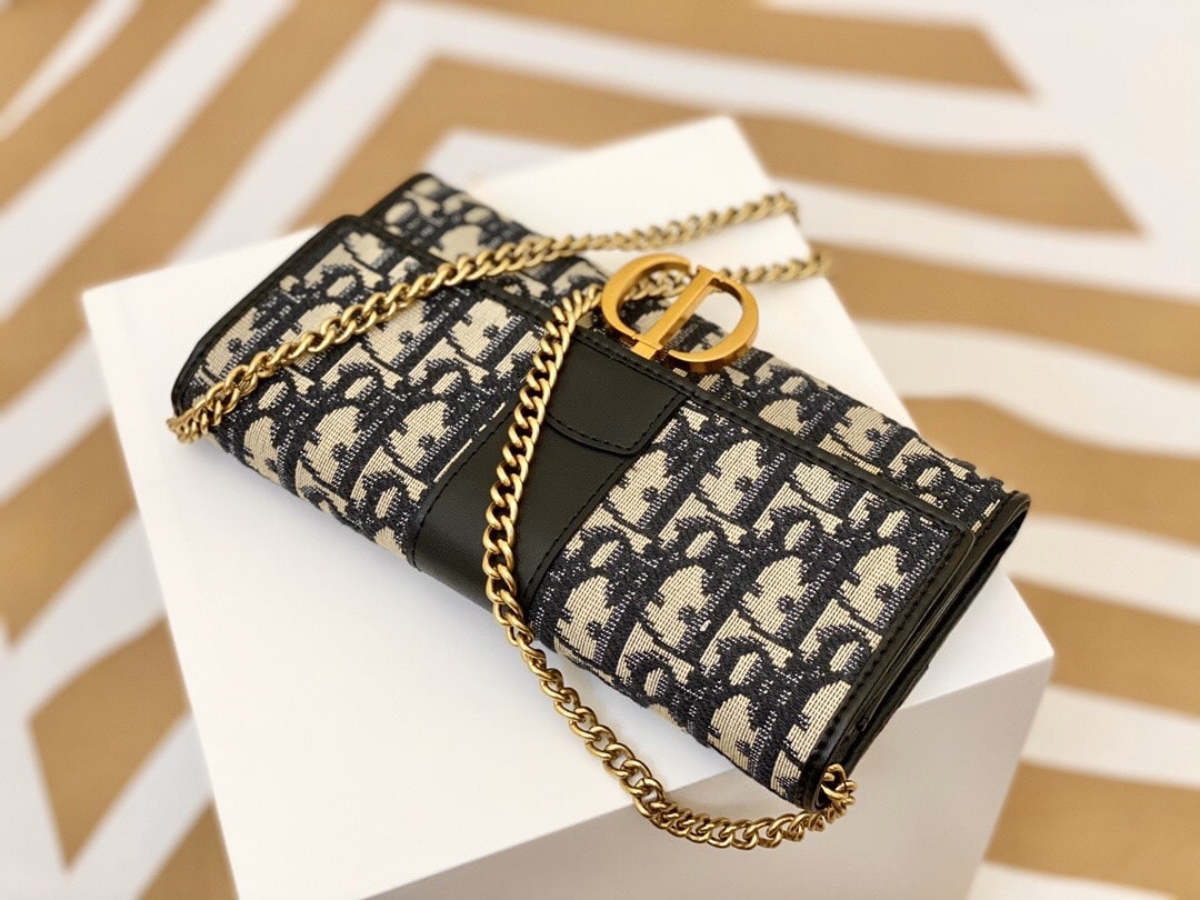 DIOR 30 MONTAIGNE POUCH OBLIQUE JACQUARD 19CM M9206UTZQ - Image 10