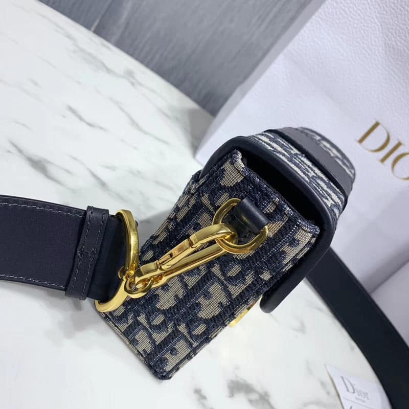 DIOR 30 MONTAIGNE BOX BLUE DIOR OBLIQUE JACQUARD 17CM M9204UTZQ M928 - Image 8