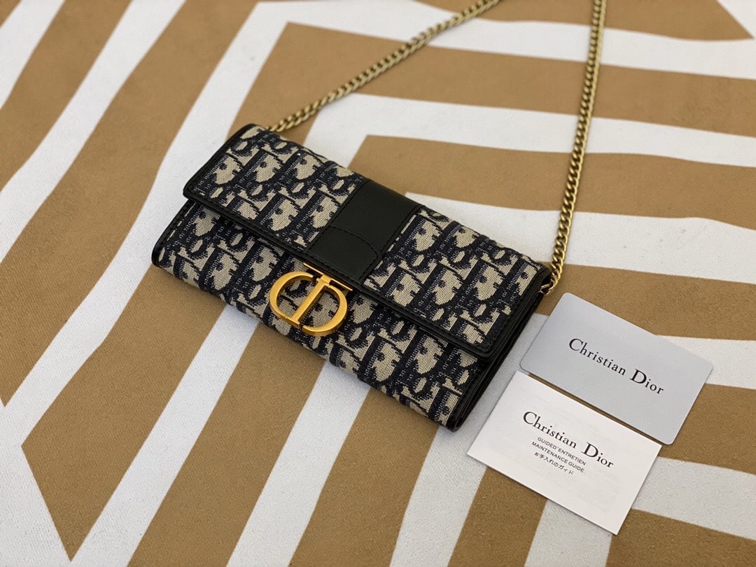 DIOR 30 MONTAIGNE POUCH OBLIQUE JACQUARD 19CM M9206UTZQ - Image 9