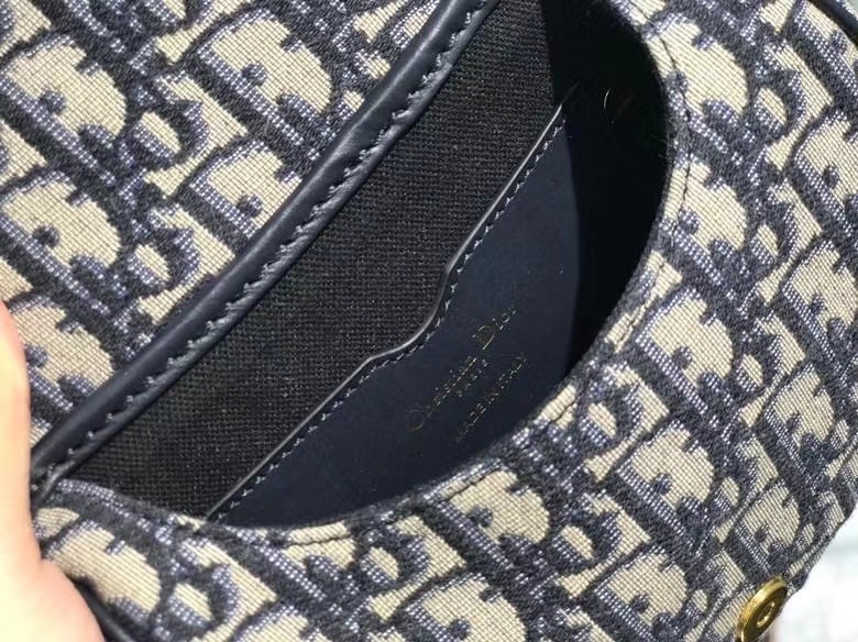 DIOR SMALL BOBBY BLUE DIOR OBLIQUE JACQUARD 18CM M9317UTZQ M928 - Image 9